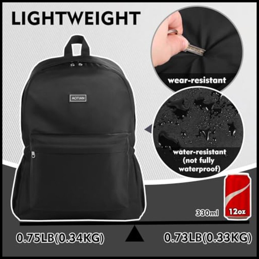 Lightweight Nylon Daypack Backpack Durable Travel… - image 5